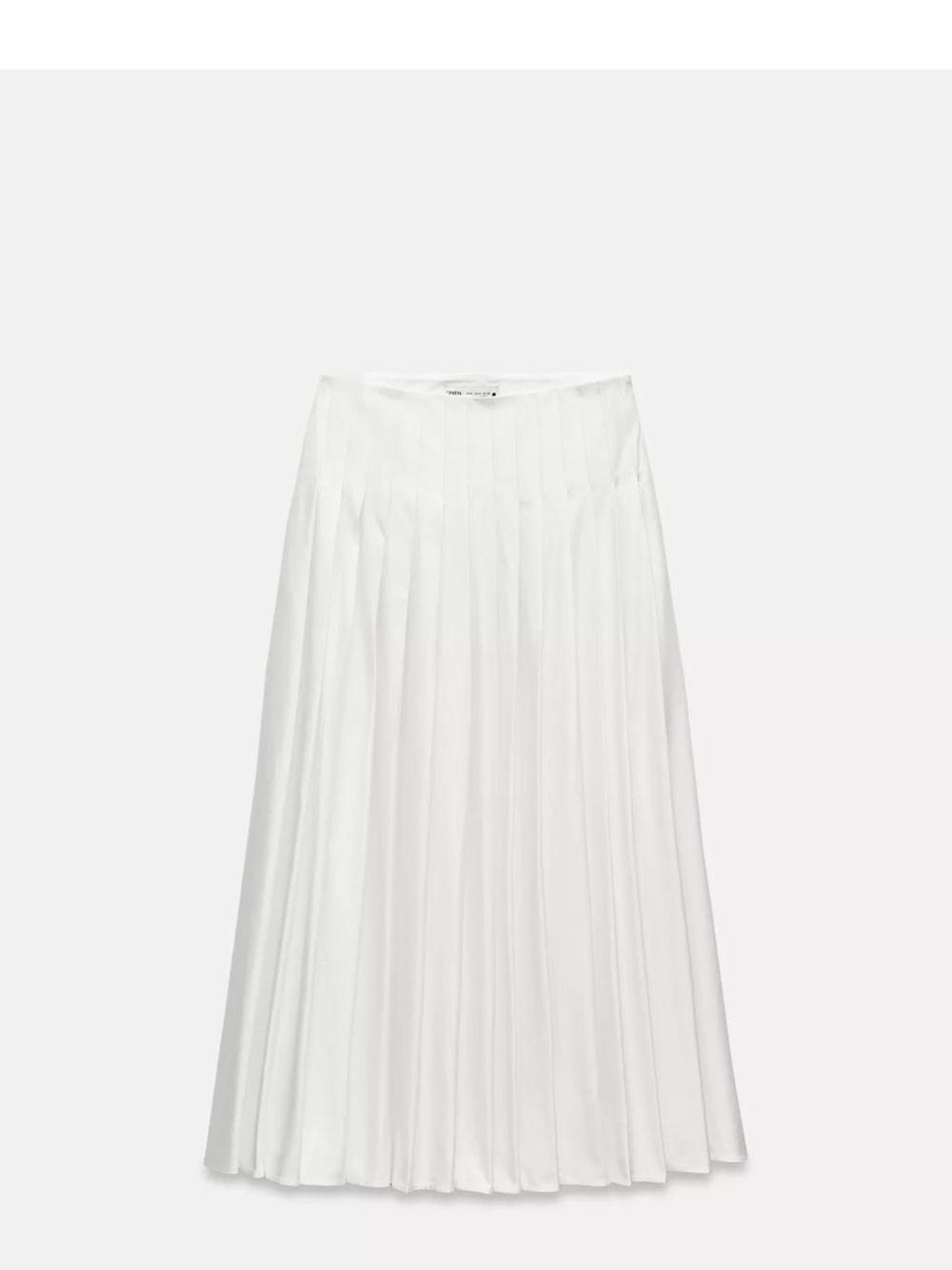 Pleated Maxi Skirt - White